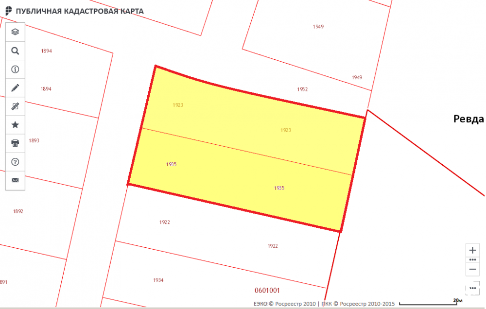 Публичная кадастровая карта ревда свердловская область