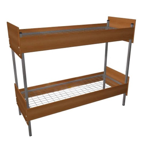 Кровати для санаториев, кровати металлические с деревянной спинкой Ревда - изображение 1