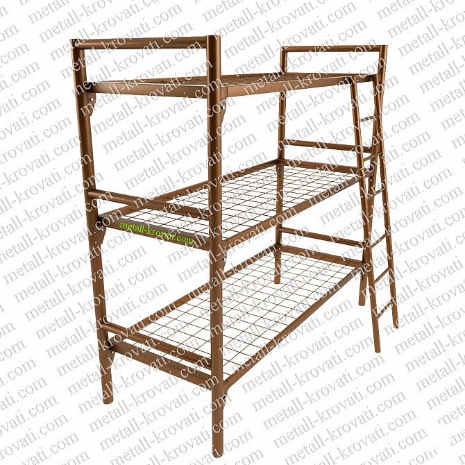 Кровати с прочными металлическими сетками, ЛДСП кровати Асбест - изображение 1