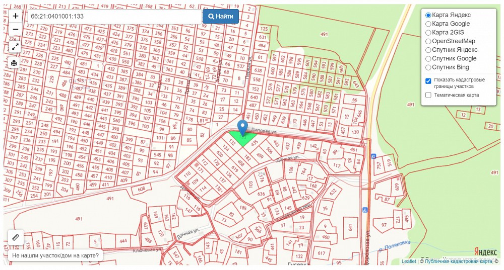Публичная кадастровая карта выльгорт